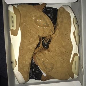 Jordan retro 6 wheat